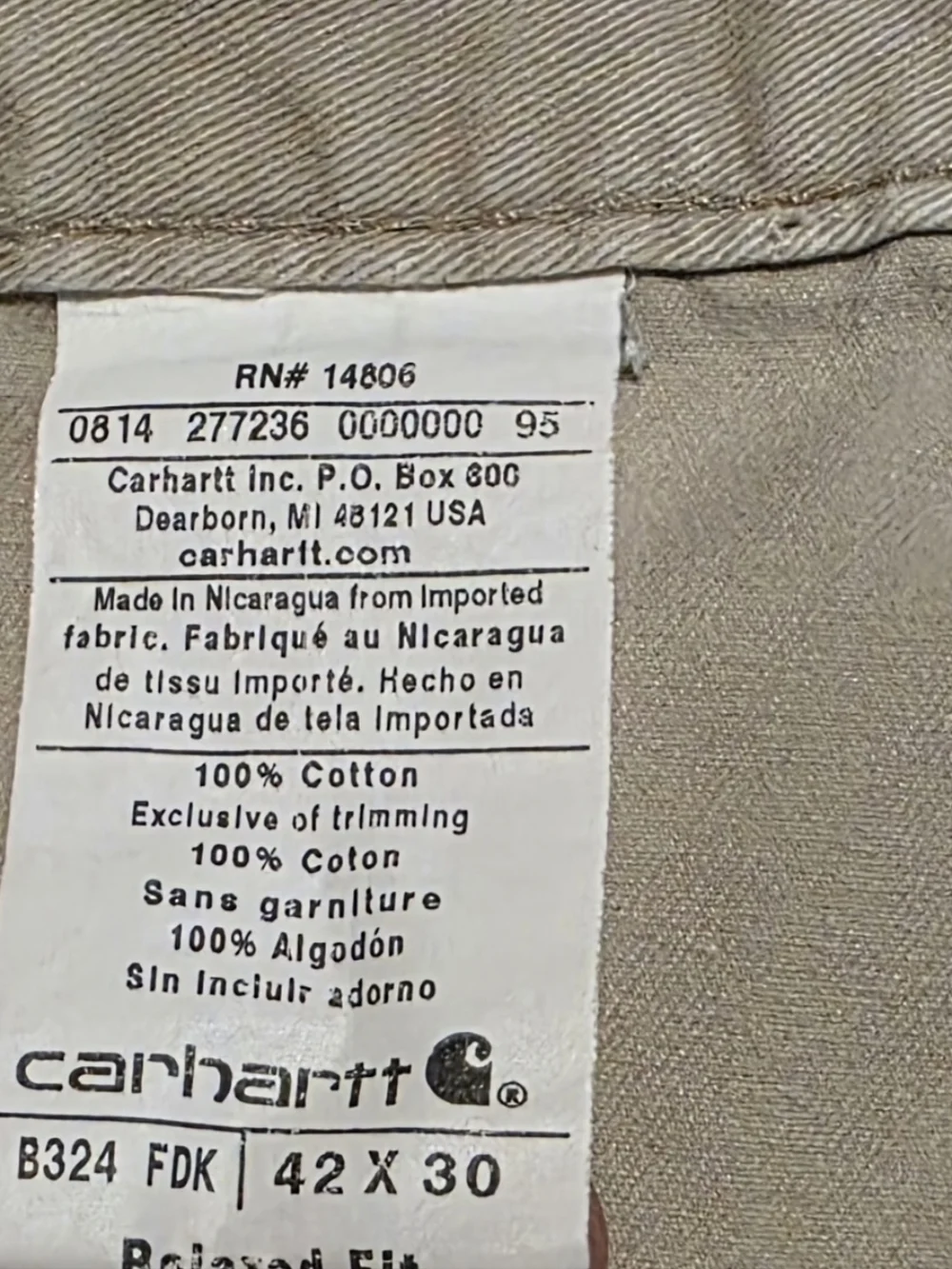 Carhartt classic men